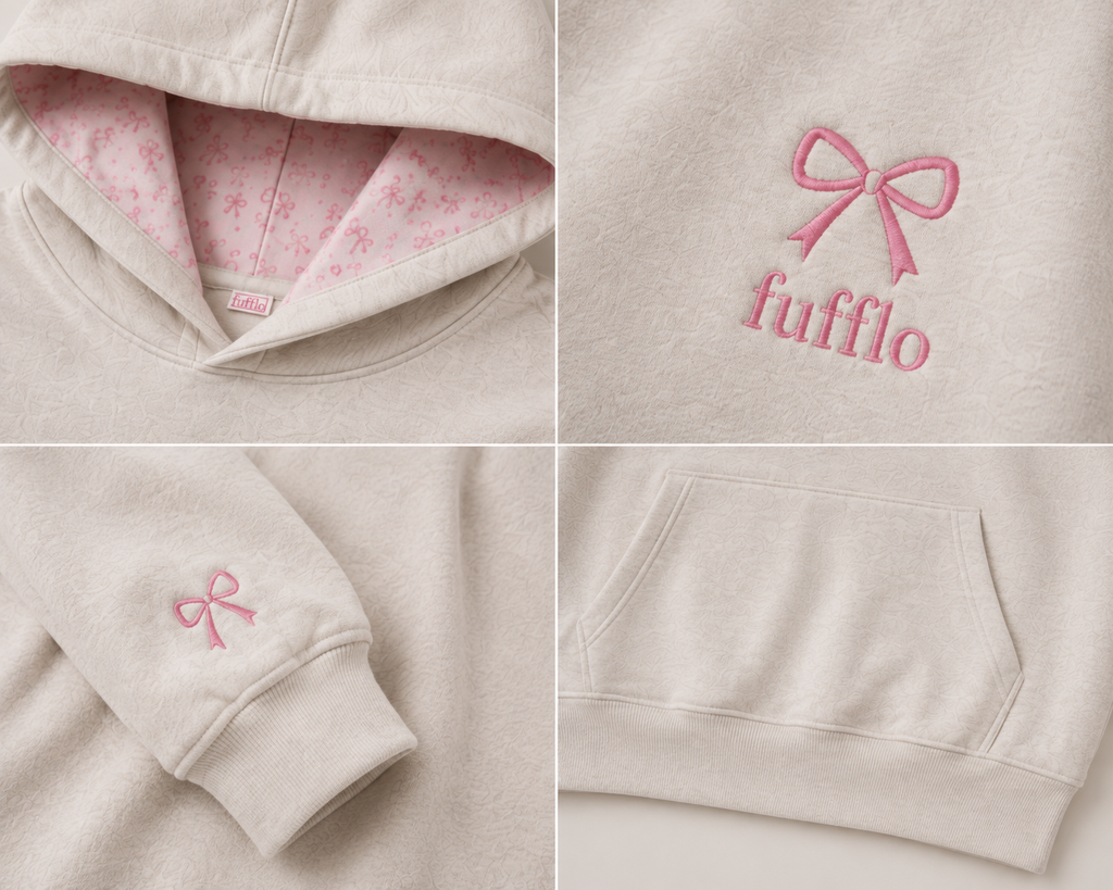 Sweetheart Fleece Bow hoodie